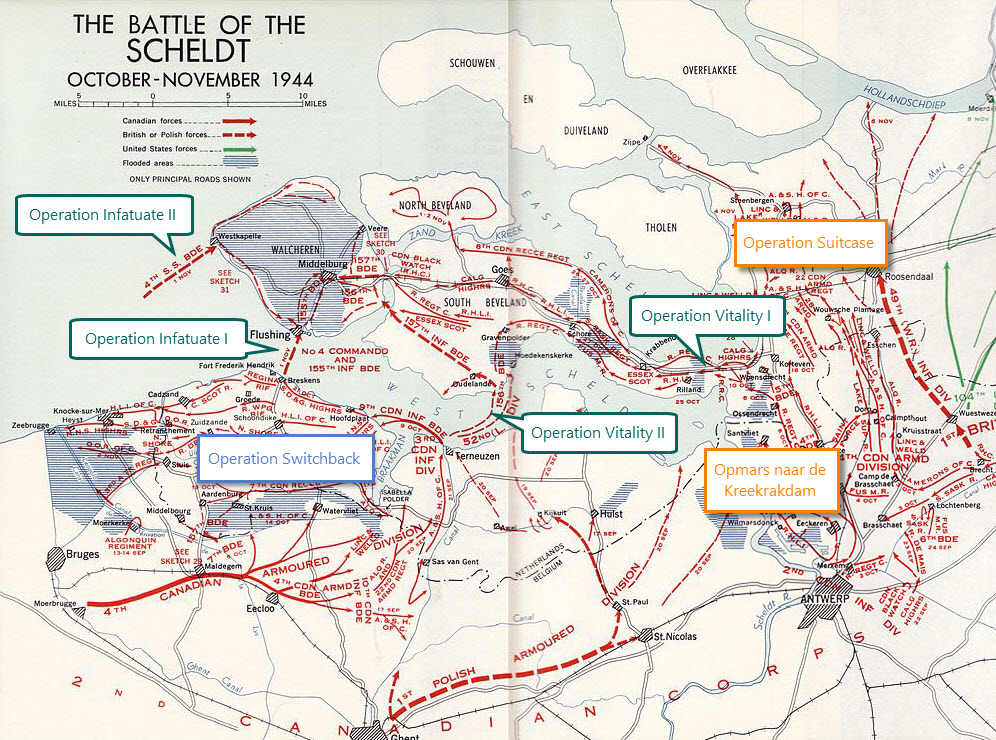Longread | De Slag Om De Schelde: Opmars Naar Kreekrakdam En Operation ...